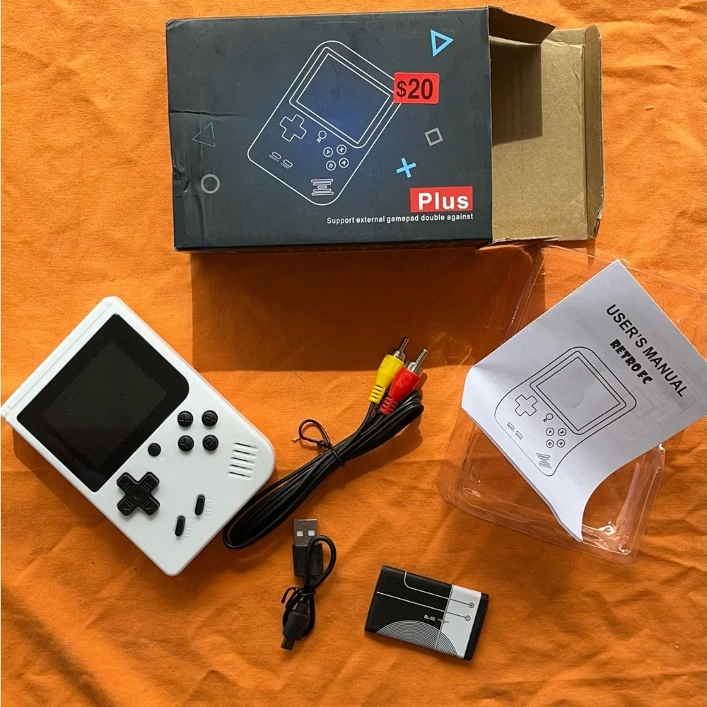 Plus Handheld Game Console - White